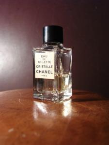 French glass perfume bottle