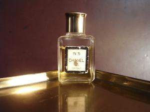 French glass perfume bottle