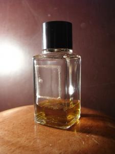 French glass perfume bottle