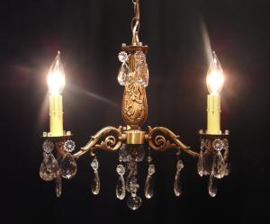 French brass chandelier 3灯