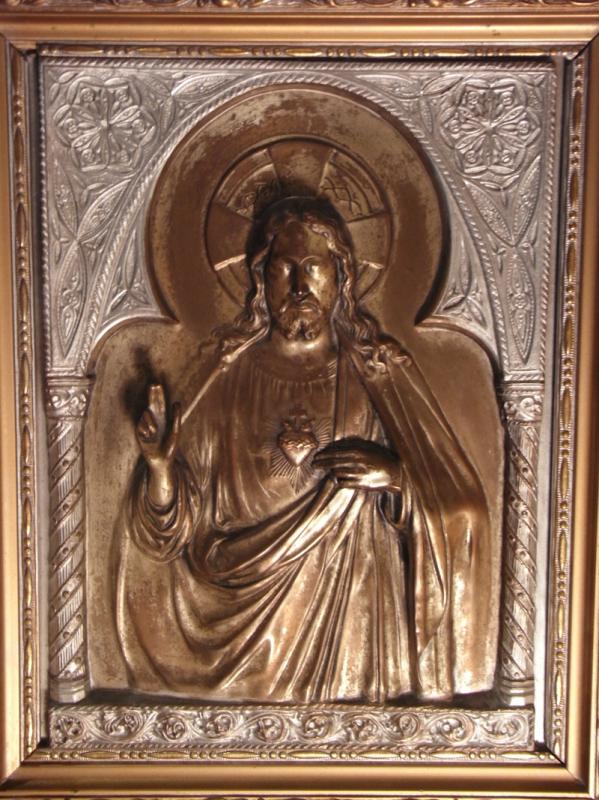 イタリア製キリスト像壁掛、ジーザスイコン、宗教用品、宗教道具、壁飾り　LCJ 0506（4）