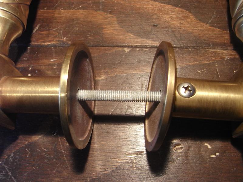 イギリス製アンティーク真鍮製ドアハンドル　ドア取っ手　家具パーツ　LCM 4806（3）