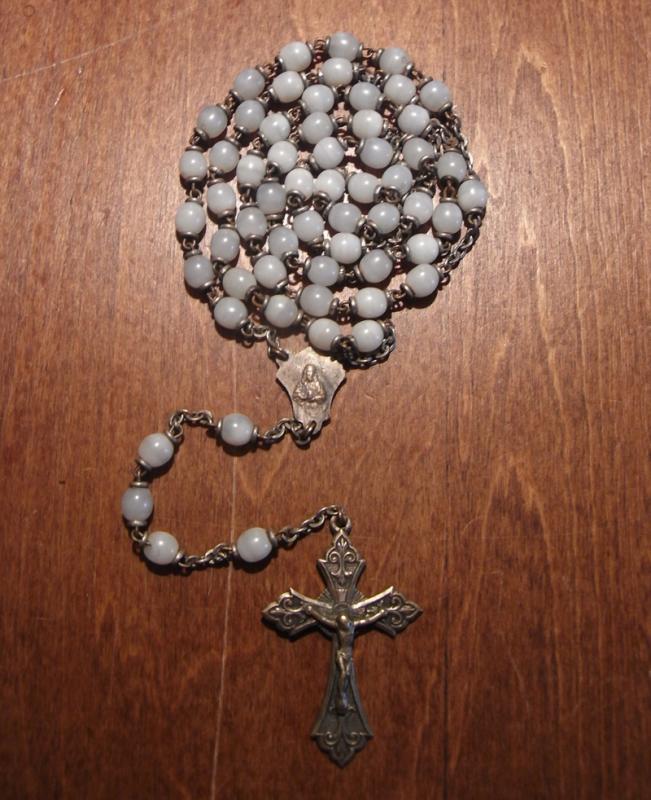 Italian glass beads rosary