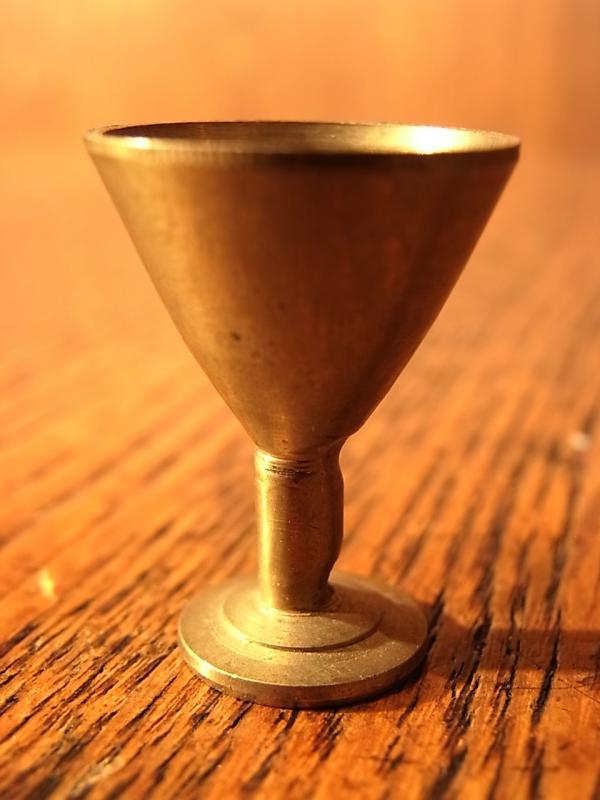 Italian mini brass cup