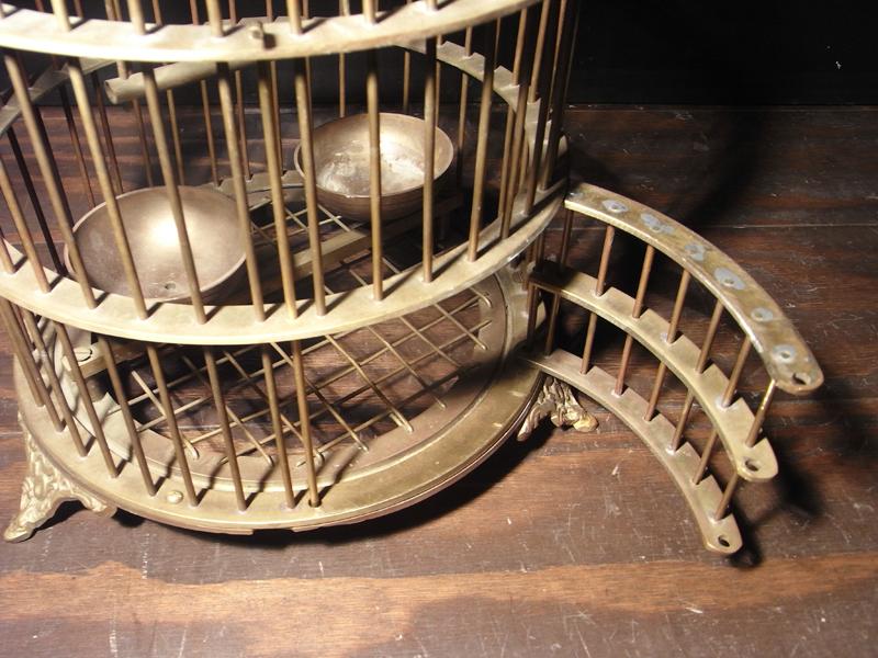 真鍮製鳥かご、イタリア製バードケージ　LCM 5085（4）