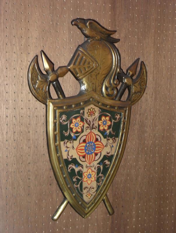 インテリア騎士エンブレム、騎士壁掛け、甲冑壁飾り　LCM 4740（2）
