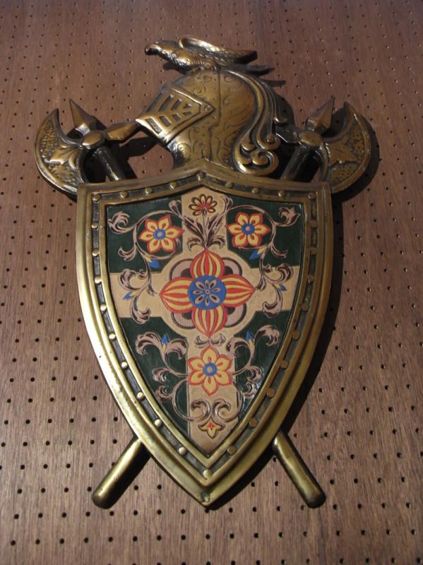 インテリア騎士エンブレム、騎士壁掛け、甲冑壁飾り　LCM 4740（3）