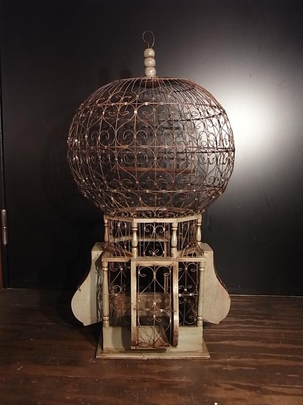 wire scroll bird cage(大型)