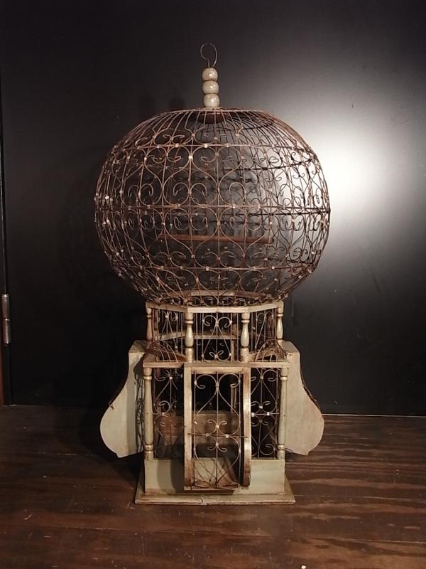 wire scroll bird cage（大型）