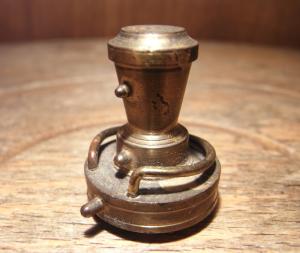 Italian mini brass stove