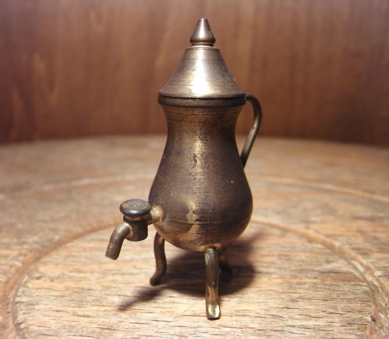 Italian mini brass water pot