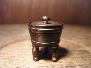 Italian mini brass bucket