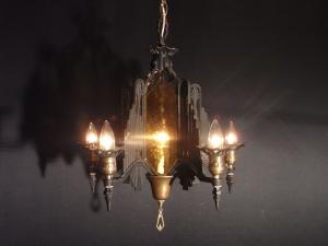 American DECO chandelier 6灯