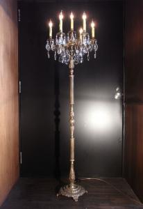 Spanish brass MUSE floor chandelier 7灯