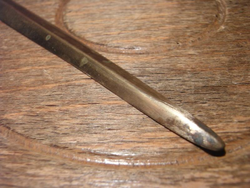 イタリア製真鍮レターオープナー、ユリの紋章ペーパーナイフ　LCM 5328（4）