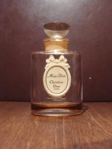 French glass perfume bottle