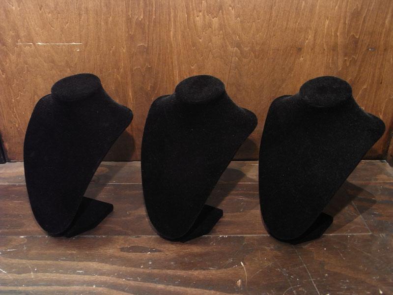 black velvet accessory display stand