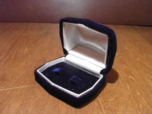 black velvet jewelry case