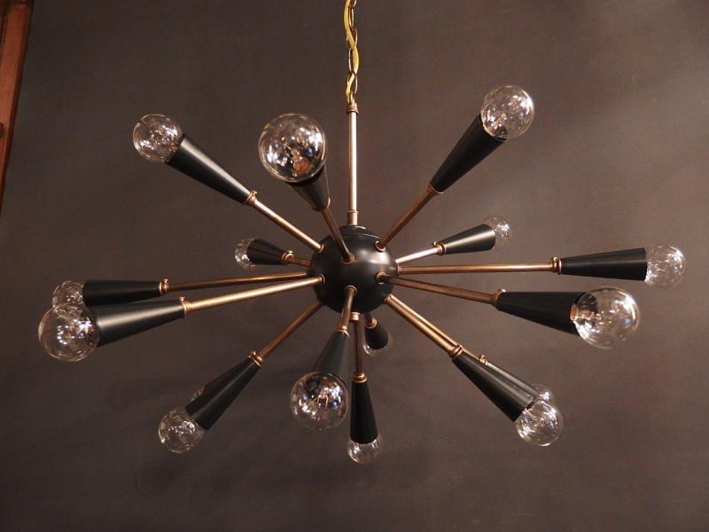 redrock original  「European sputnik chandelier」　RRO 0098/M/BLK（5）