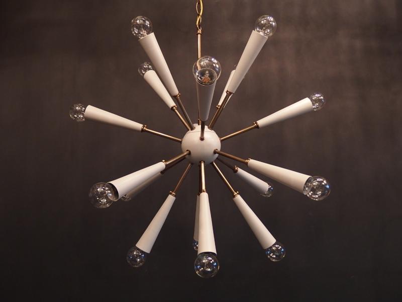redrock original  「European sputnik chandelier」　RRO 0099/WHT（2）