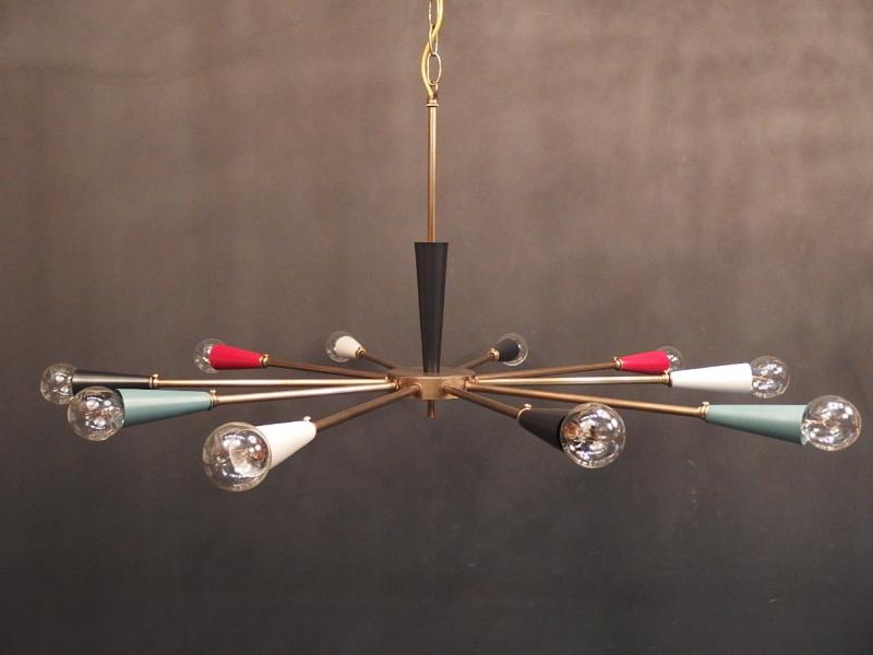 redrock original  「European sputnik chandelier」　RRO 0100/M/Multi（2）