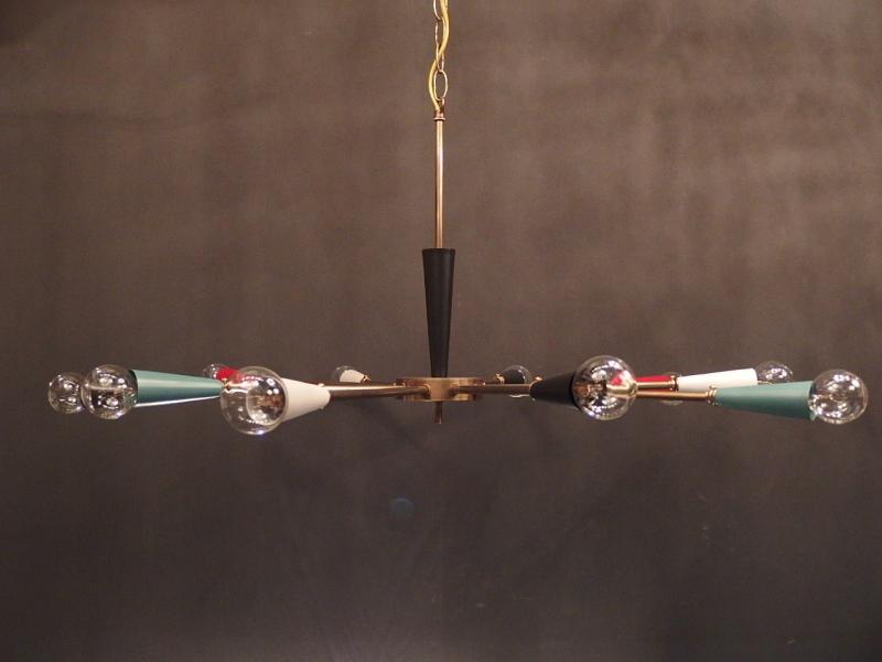 redrock original  「European sputnik chandelier」　RRO 0100/M/Multi（7）