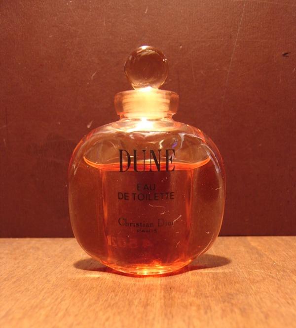 Christian Dior DUNEヴィンテージ香水瓶、ミニチュア香水ボトル、ミニガラスボトル、サンプルガラス瓶　LCM 4586（1）