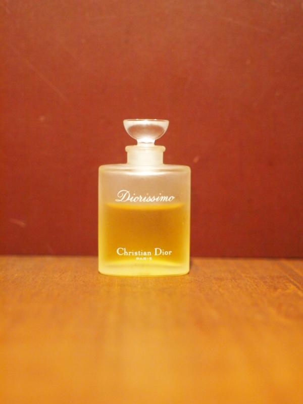 Christian Dior　Diorissimoヴィンテージ香水瓶、ミニチュア香水ボトル、ミニガラスボトル、サンプルガラス瓶　LCM 4611（1）