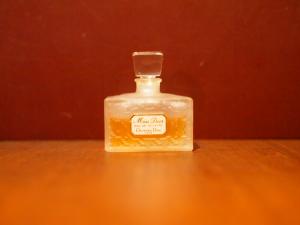 French glass perfume bottle