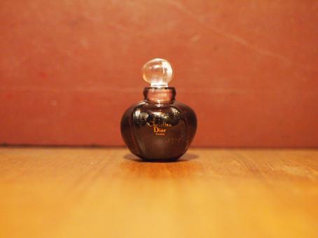 French glass perfume bottle