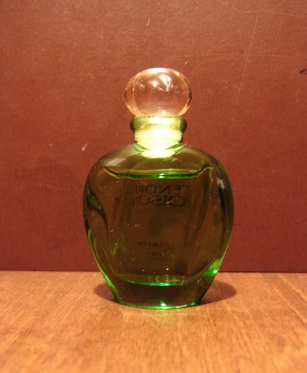 Christian Dior TENDRE POISONヴィンテージ香水瓶、ミニチュア香水ボトル、ミニガラスボトル、サンプルガラス瓶 LCM 4580