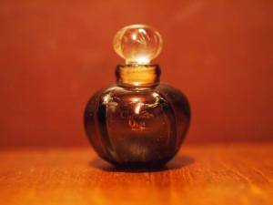 French glass perfume bottle