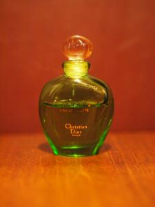 French glass perfume bottle