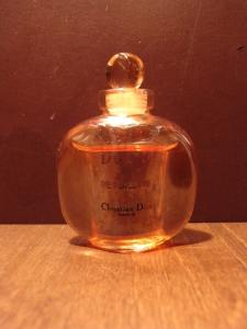 French glass perfume bottle