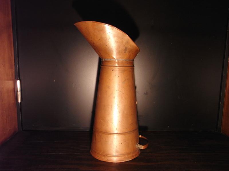 アンティーク銅製傘立て、カッパーアンブレラスタンド、店舗用什器　LCM 5337（1）