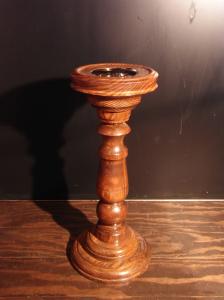 wood ashtray stand