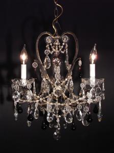 French black chandelier 3灯
