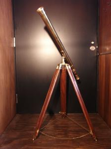 Italian brass display telescope