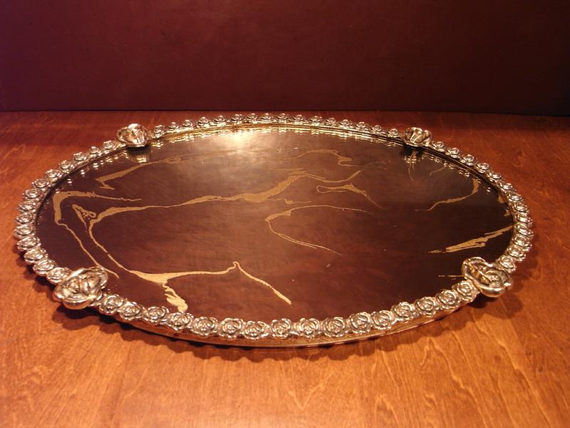 Italian mirror tray