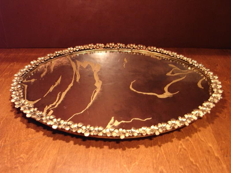 Italian mirror tray