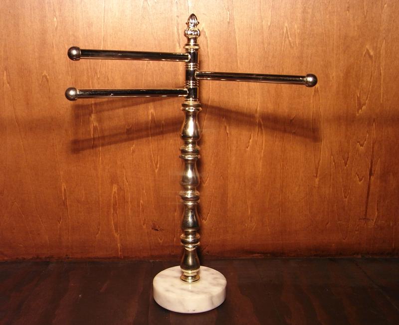 Italian marble accessory display stand