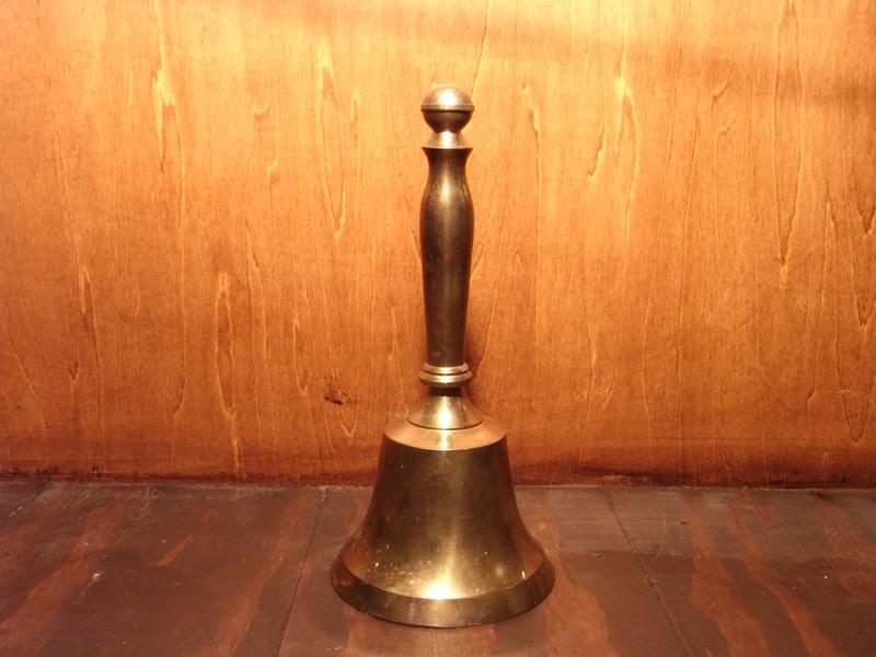 Italian brass hand bell