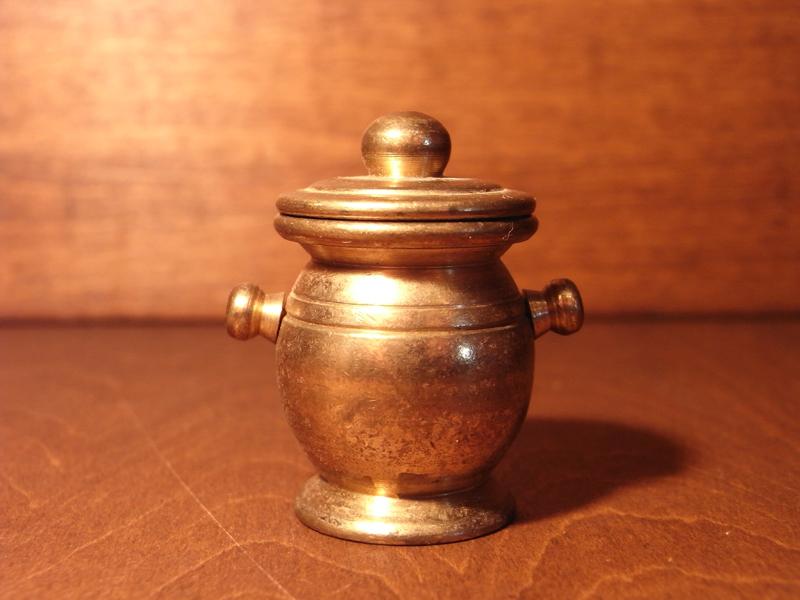 Italian mini brass bucket