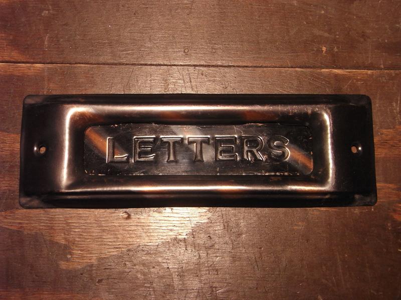 brass mail slot