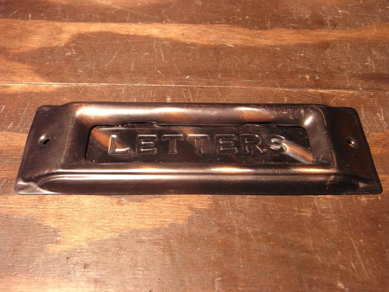 真鍮製郵便受け、メールスロット、レタースロット　LCM 5433（2）