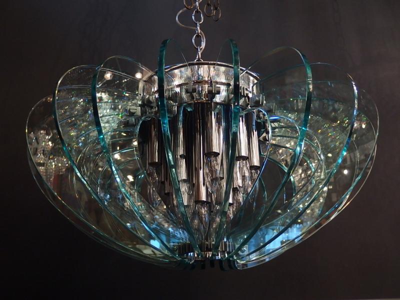 ヴィンテージ Fontana Ate chandelier レア USH 1129(2)