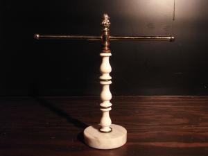 Italian marble accessory display stand