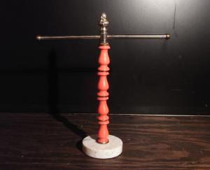 Italian marble accessory display stand