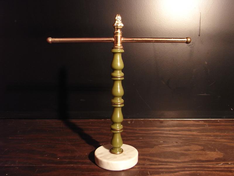 Italian marble accessory display stand