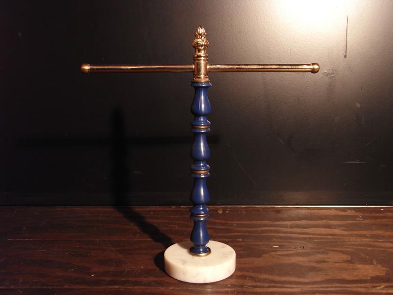 Italian marble accessory display stand